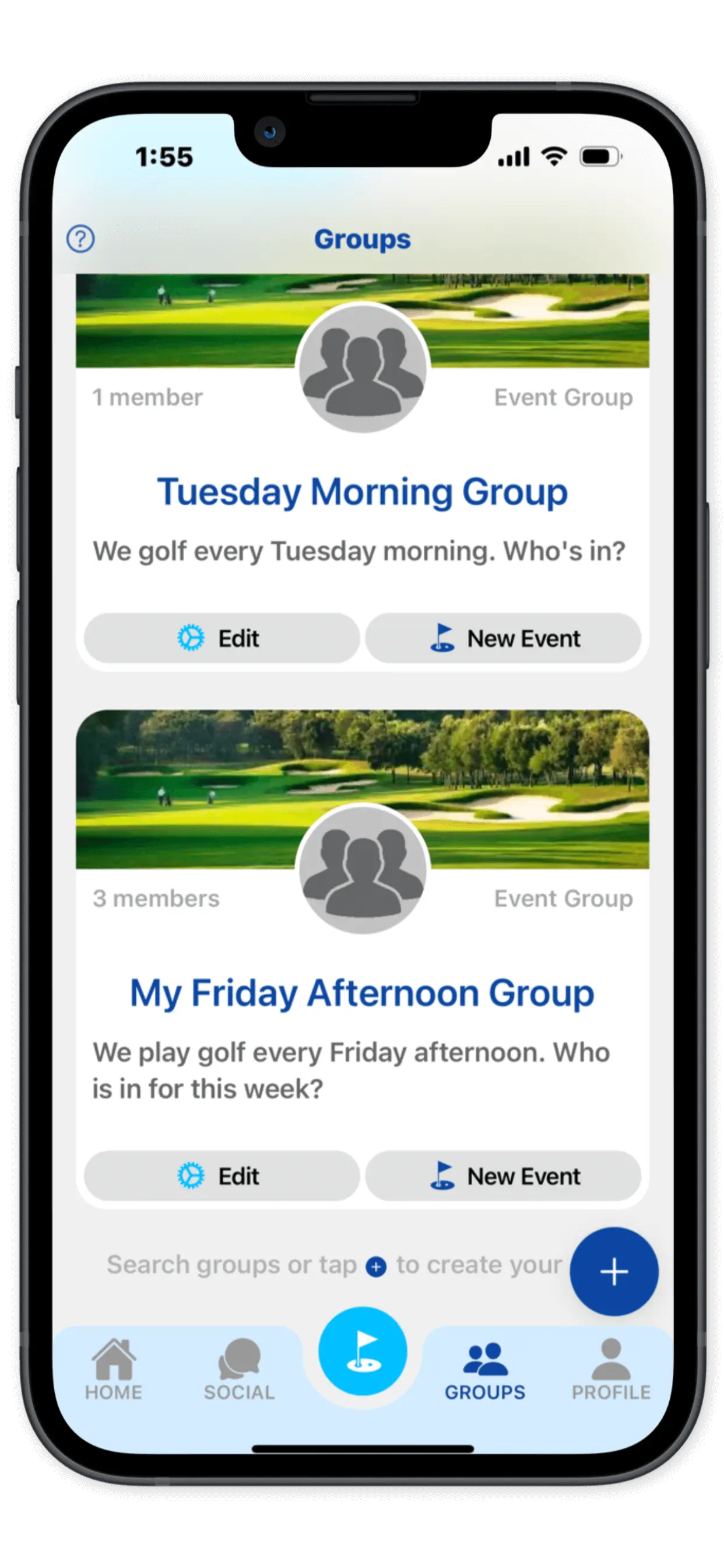 Double Ace Golf tee time management preview